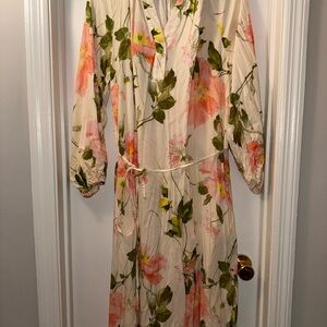 H&M Floral Long Sleeve Dress
